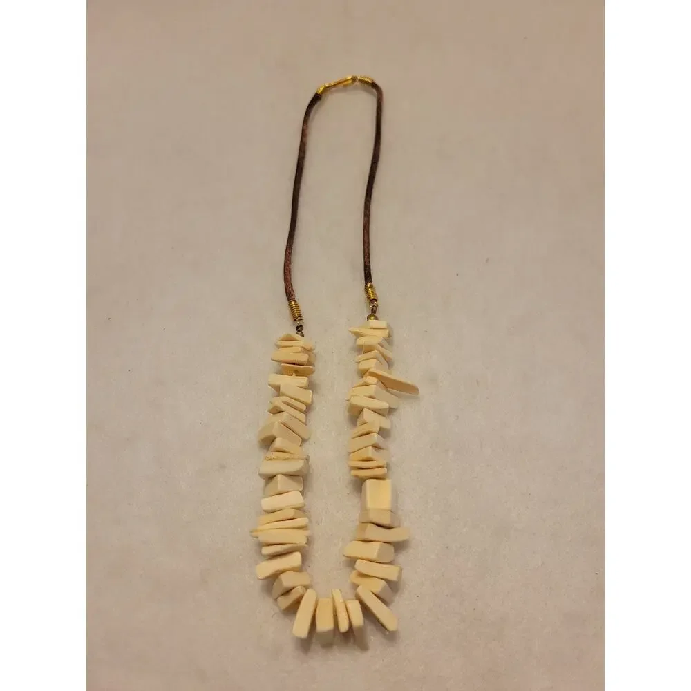 Necklace Handmade Bone Tribal‎ Statement Art Deco Designer Fashion Jewelry